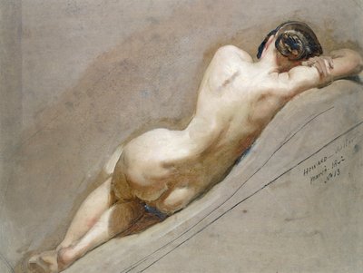 Life study of the female figure by William Edward Frost